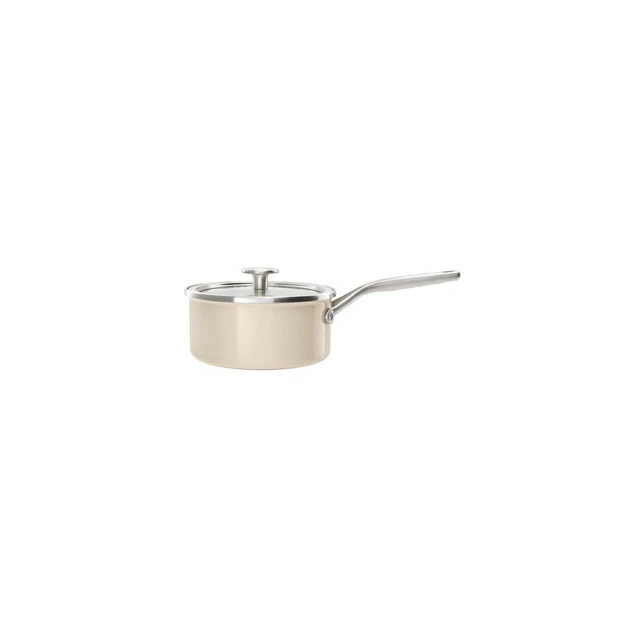 Casserole Émaillée 16cm Crème KitchenAid 3 Casserole Émaillée 16cm Crème KitchenAid