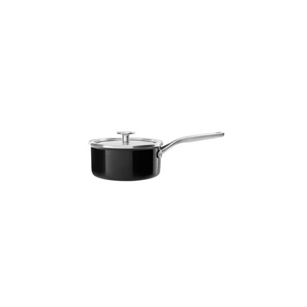 Casserole Émaillée 18cm Noir Onyx KitchenAid 3 Casserole Émaillée 18cm Noir Onyx KitchenAid