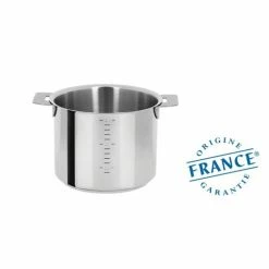Casserole Haute Graduée Ø 14 Cm Mutine Manche Amovible Inox Cristel