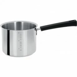 Casserole Haute Graduée Ø 14 Cm Mutine Manche Fixe Inox Cristel