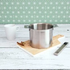 Casserole Haute Graduée Ø 14 Cm Strate Amovible Inox Cristel -Cookway boutique casserole haute graduee o 14 cm strate amovible inox cristel 3
