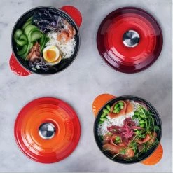 Cocotte En Fonte Every 18 Cm Cerise Le Creuset -Cookway boutique cocotte en fonte every 18 cm cerise le creuset 8