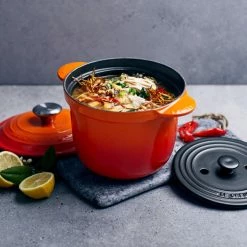 Cocotte En Fonte Every 18 Cm Volcanique Le Creuset -Cookway boutique cocotte en fonte every 18 cm volcanique le creuset 1