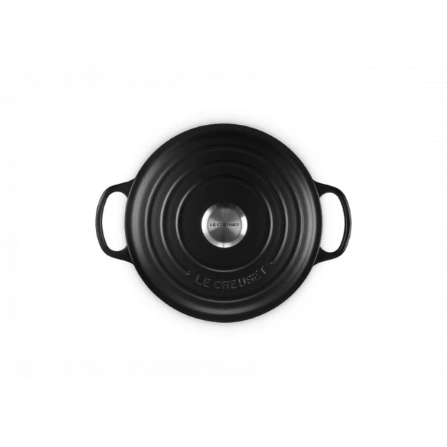 Cocotte En Fonte Haute 26 Cm Noir Ebène Le Creuset 6 Cocotte En Fonte Haute 26 Cm Noir Ebène Le Creuset – Image 4