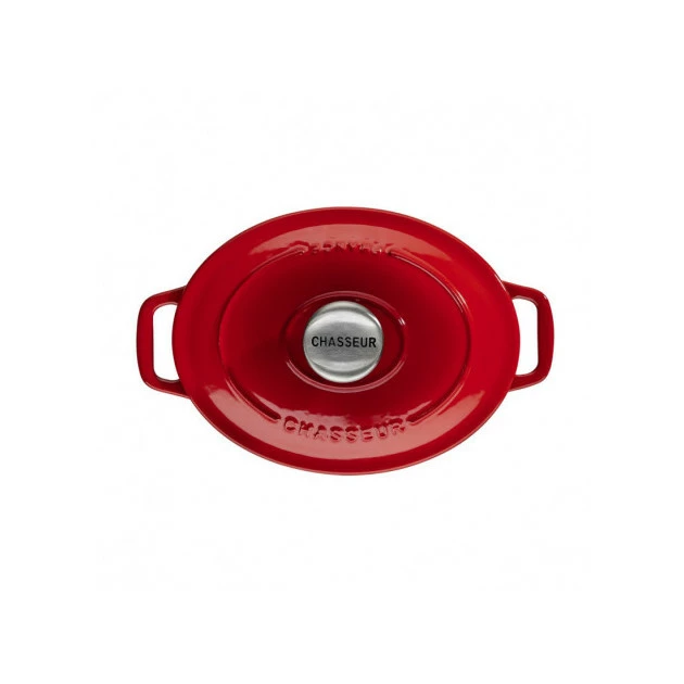Cocotte En Fonte Ovale 17 Cm Rubis Chasseur 3 Cocotte En Fonte Ovale 17 Cm Rubis Chasseur