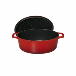 Cocotte En Fonte Ovale 25 Cm Rubis Chasseur -Cookway boutique cocotte en fonte ovale 25 cm rubis chasseur 2