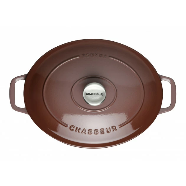 Cocotte En Fonte Ovale 29 Cm Bois De Rose Chasseur 3 Cocotte En Fonte Ovale 29 Cm Bois De Rose Chasseur
