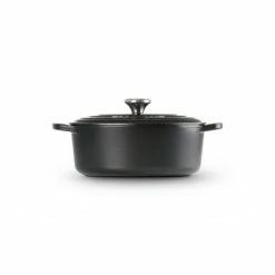 Cocotte En Fonte Ovale 29 Cm Noir Mat Le Creuset Signature -Cookway boutique cocotte en fonte ovale 29 cm noir mat le creuset signature 1