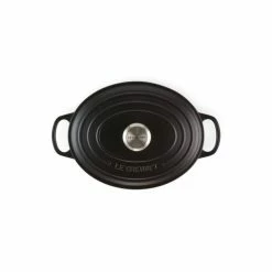 Cocotte En Fonte Ovale 29 Cm Noir Mat Le Creuset Signature -Cookway boutique cocotte en fonte ovale 29 cm noir mat le creuset signature 2