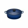 Cocotte En Fonte Ovale 29 Cm Tradition Bleu Cobalt Le Creuset