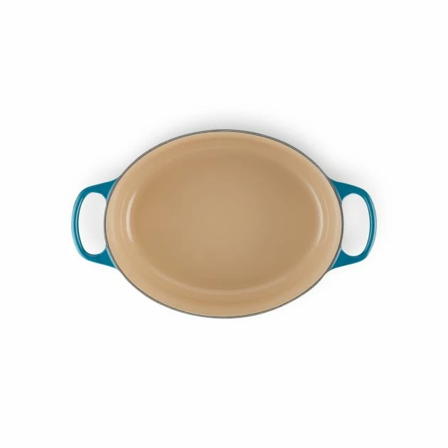 Cocotte En Fonte Ovale 31 Cm Deep Teal Le Creuset Signature 6 Cocotte En Fonte Ovale 31 Cm Deep Teal Le Creuset Signature – Image 4