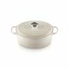 Cocotte En Fonte Ovale 31 Cm Meringue Signature Le Creuset -Cookway boutique cocotte en fonte ovale 31 cm meringue signature le creuset
