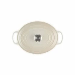 Cocotte En Fonte Ovale 31 Cm Meringue Signature Le Creuset -Cookway boutique cocotte en fonte ovale 31 cm meringue signature le creuset 2