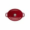 Cocotte En Fonte Ovale 31 Cm Rouge Chasseur -Cookway boutique cocotte en fonte ovale 31 cm rouge chasseur