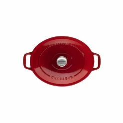 Cocotte En Fonte Ovale 31 Cm Rubis Chasseur