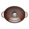 Cocotte En Fonte Ovale 33 Cm Bois De Rose Chasseur -Cookway boutique cocotte en fonte ovale 33 cm bois de rose chasseur