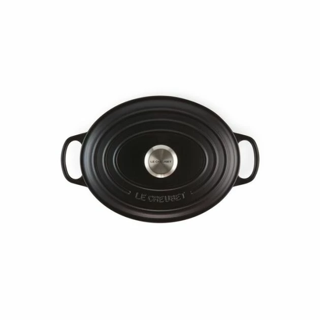 Cocotte En Fonte Ovale 33 Cm Noir Mat Le Creuset Signature 5 Cocotte En Fonte Ovale 33 Cm Noir Mat Le Creuset Signature – Image 3