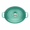 Cocotte En Fonte Ovale 33 Cm Quartz Chasseur -Cookway boutique cocotte en fonte ovale 33 cm quartz chasseur