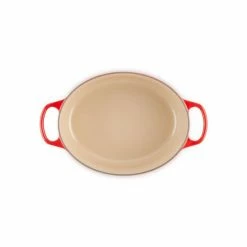 Cocotte En Fonte Ovale 35 Cm Cerise Le Creuset Signature -Cookway boutique cocotte en fonte ovale 35 cm cerise le creuset signature 3