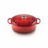 Cocotte En Fonte Ovale 40 Cm Cerise Le Creuset Signature -Cookway boutique cocotte en fonte ovale 40 cm cerise le creuset signature