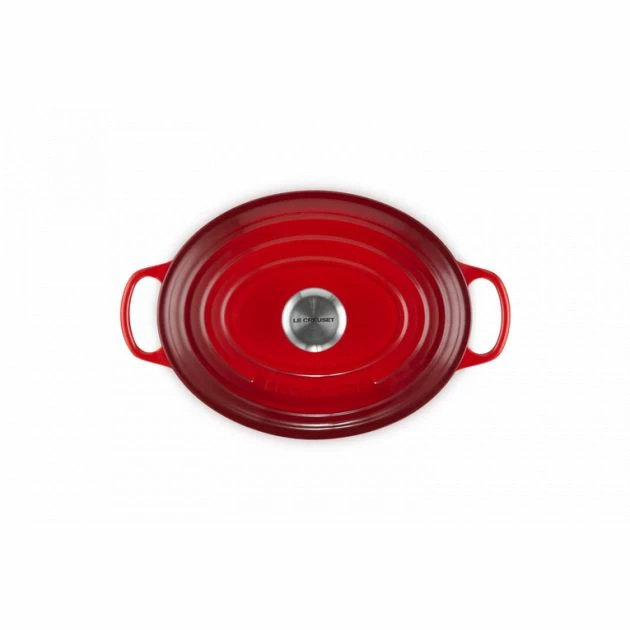 Cocotte En Fonte Ovale Basse 27 Cm Cerise Le Creuset Signature 6 Cocotte En Fonte Ovale Basse 27 Cm Cerise Le Creuset Signature – Image 4