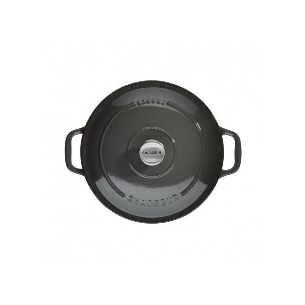 Cocotte En Fonte Ronde 18 Cm Caviar Chasseur 3 Cocotte En Fonte Ronde 18 Cm Caviar Chasseur
