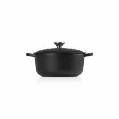 Cocotte En Fonte Ronde 18 Cm Noir Mat Le Creuset Signature -Cookway boutique cocotte en fonte ronde 18 cm noir mat le creuset signature 1