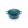Cocotte En Fonte Ronde 20 Cm Deep Teal Le Creuset Signature