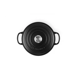 Cocotte En Fonte Ronde 20 Cm Noir Mat Le Creuset Signature -Cookway boutique cocotte en fonte ronde 20 cm noir mat le creuset signature 2