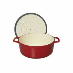 Cocotte En Fonte Ronde 20 Cm Rouge Chasseur 9 Cocotte En Fonte Ronde 20 Cm Rouge Chasseur -Cookway boutique cocotte en fonte ronde 20 cm rouge chasseur 2