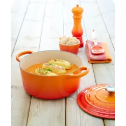 Cocotte En Fonte Ronde 20 Cm Volcanique Le Creuset Signature -Cookway boutique cocotte en fonte ronde 20 cm volcanique le creuset signature 5