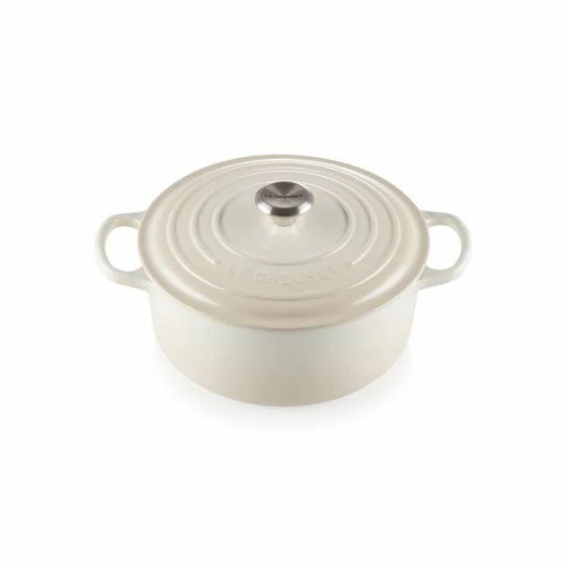 Cocotte En Fonte Ronde 22 Cm Meringue Signature Le Creuset 3 Cocotte En Fonte Ronde 22 Cm Meringue Signature Le Creuset