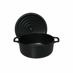 Cocotte En Fonte Ronde 22 Cm Noir Mat Chasseur -Cookway boutique cocotte en fonte ronde 22 cm noir mat chasseur 2