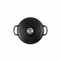 Cocotte En Fonte Ronde 22 Cm Noir Mat Le Creuset Signature -Cookway boutique cocotte en fonte ronde 22 cm noir mat le creuset signature 2