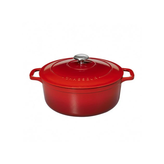 Cocotte En Fonte Ronde 22 Cm Rubis Chasseur 4 Cocotte En Fonte Ronde 22 Cm Rubis Chasseur – Image 2