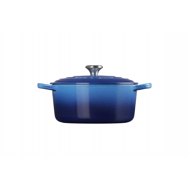 Cocotte En Fonte Ronde 22 Cm Signature Azur Le Creuset 4 Cocotte En Fonte Ronde 22 Cm Signature Azur Le Creuset – Image 2