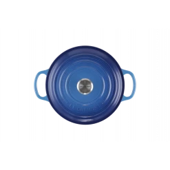 Cocotte En Fonte Ronde 22 Cm Signature Azur Le Creuset 8 Cocotte En Fonte Ronde 22 Cm Signature Azur Le Creuset -Cookway boutique cocotte en fonte ronde 22 cm tradition bleu colbalt le creuset 2