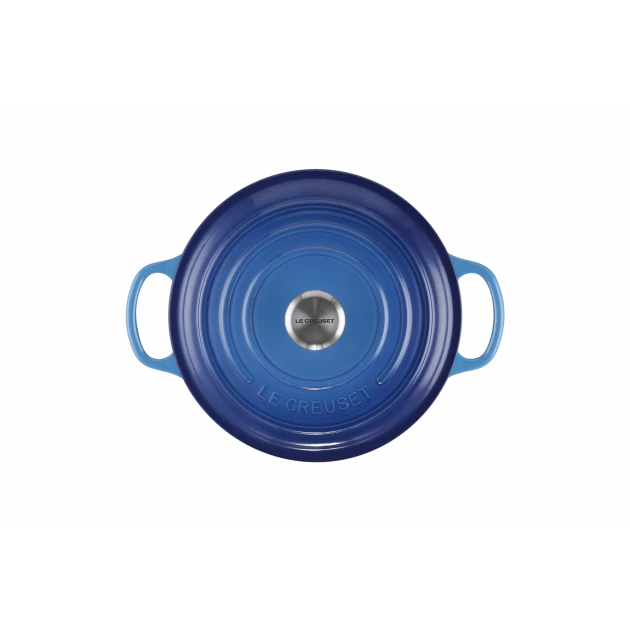 Cocotte En Fonte Ronde 22 Cm Signature Azur Le Creuset 5 Cocotte En Fonte Ronde 22 Cm Signature Azur Le Creuset – Image 3