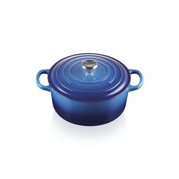 Cocotte En Fonte Ronde 22 Cm Signature Azur Le Creuset 3 Cocotte En Fonte Ronde 22 Cm Signature Azur Le Creuset