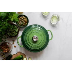 Cocotte En Fonte Ronde 24 Cm Bamboo Le Creuset Signature -Cookway boutique cocotte en fonte ronde 24 cm bamboo le creuset signature 4