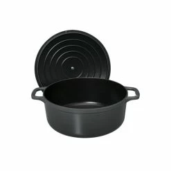 Cocotte En Fonte Ronde 24 Cm Caviar Chasseur 9 Cocotte En Fonte Ronde 24 Cm Caviar Chasseur -Cookway boutique cocotte en fonte ronde 24 cm caviar chasseur 2