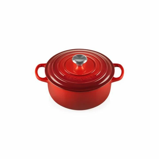 Cocotte En Fonte Ronde 24 Cm Cerise Le Creuset Signature 3 Cocotte En Fonte Ronde 24 Cm Cerise Le Creuset Signature