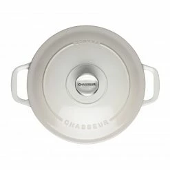 Cocotte En Fonte Ronde 24 Cm Macadamia Chasseur