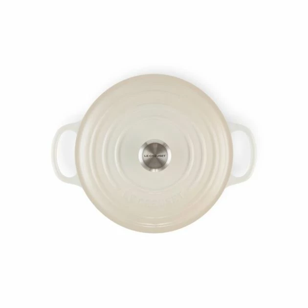 Cocotte En Fonte Ronde 24 Cm Meringue Signature Le Creuset 5 Cocotte En Fonte Ronde 24 Cm Meringue Signature Le Creuset â Image 3