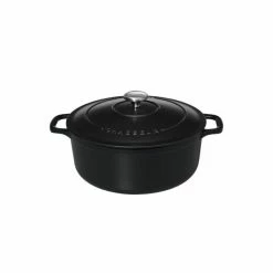 Cocotte En Fonte Ronde 26 Cm Noir Mat Chasseur -Cookway boutique cocotte en fonte ronde 26 cm noir mat chasseur 1