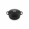 Cocotte En Fonte Ronde 28 Cm Noir Mat Le Creuset Signature -Cookway boutique cocotte en fonte ronde 28 cm noir mat le creuset signature