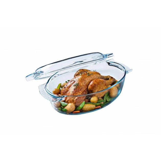 Cocotte En Verre Ovale 38 X 23 Cm 4,5 L Classic Pyrex 4 Cocotte En Verre Ovale 38 X 23 Cm 4,5 L Classic Pyrex – Image 2