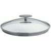 Couvercle En Verre Bombé Platine Ø 18 Cm Cristel
