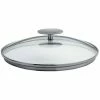 Couvercle En Verre Bombé Platine Ø 30 Cm Cristel -Cookway boutique couvercle en verre bombe platine o 30 cm cristel