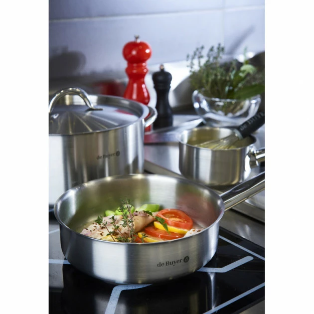 Couvercle Inox Bombé Ø32 Cm Prim'Appety De Buyer 4 Couvercle Inox Bombé Ø32 Cm Prim'Appety De Buyer – Image 2